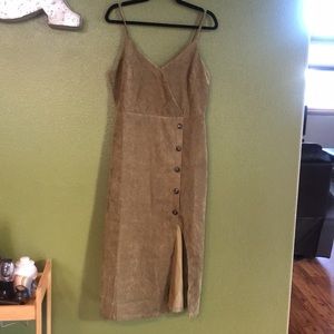NWT Lulus corduroy midi dress
